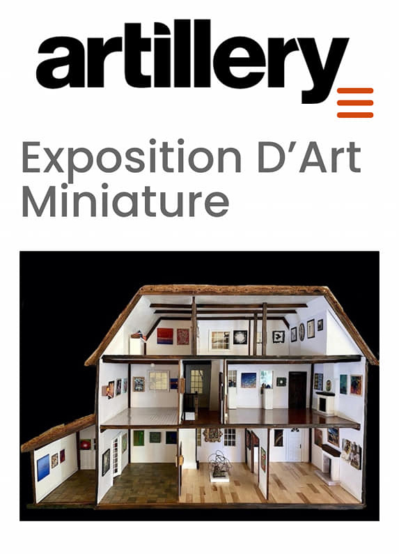 Group Art exhibition “Exposition D’art Miniature – Virtual Walkthrough”, in Los Angeles, USA