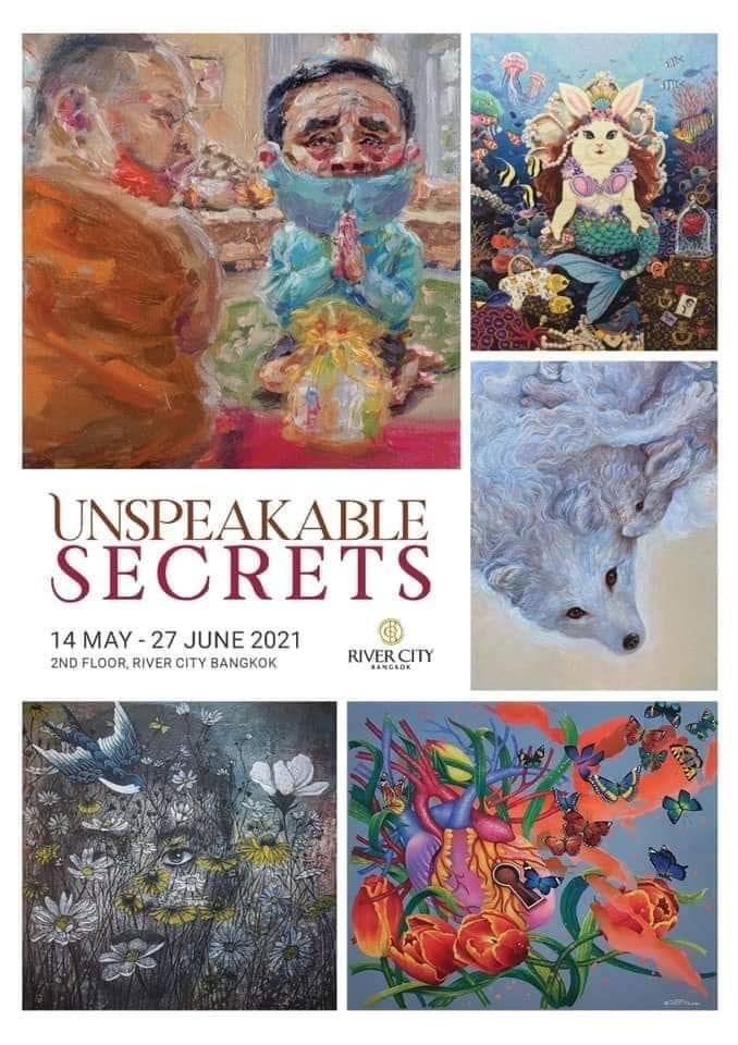Group Art Exhibition “Unspeakable Secrets” in Bangkok, Thailand