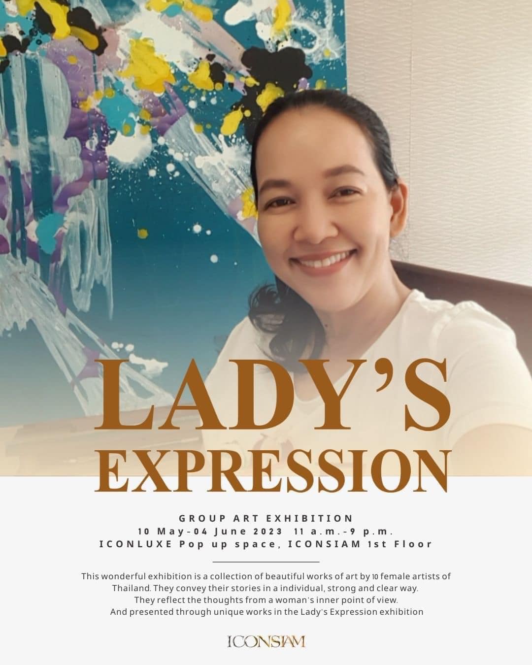 Group Art Exhibition “Lady’s Expression” in Bangkok, Thailand