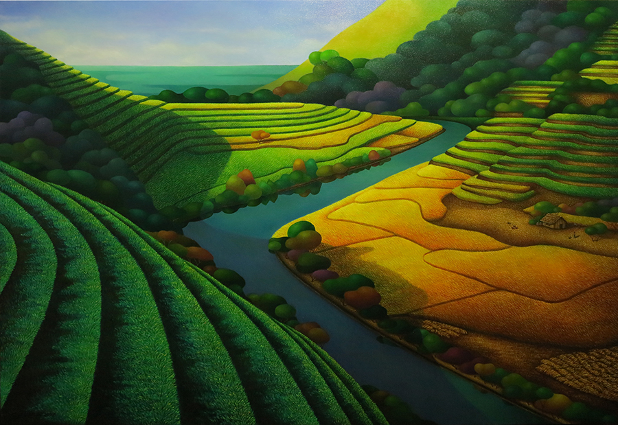Solo Art Exhibition 2014, “I’ll Spread My Wings” in Bangkok, Thailand